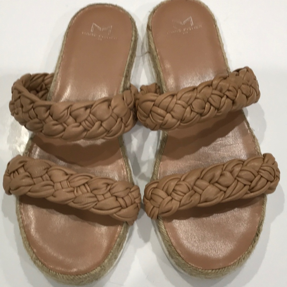 Marc Fisher sandals size 9 tan